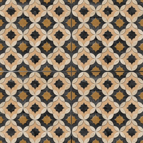 Digital Moroccan Tiles Code 9001 (600x600 mm)