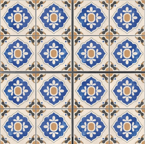 Digital Moroccan Tiles Code 9015 (600x600 mm)