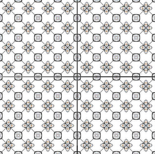 Digital Moroccan Tiles Code 9072 (600x600 mm)