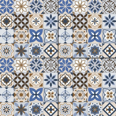 Digital Moroccan Tiles Code 9073 (600x600 mm)