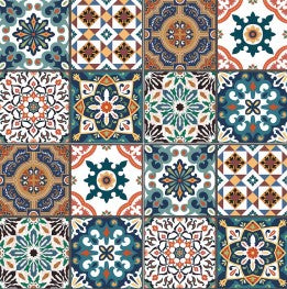 Digital Moroccan Tiles Code 91501 (300x300mm)