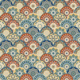 Digital Moroccan Tiles Code 91504 (300x300mm)