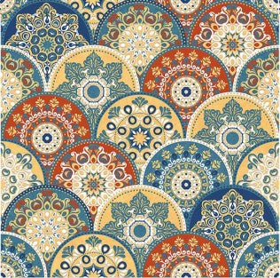 Digital Moroccan Tiles Code 91504 (300x300mm)