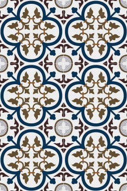 Digital Moroccan Tiles Code 91509 (300x300mm)