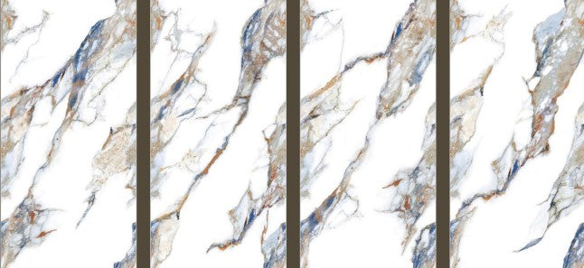 Digital Vitrified Carving Tiles Code 926 (600x1200 mm) Inky Carving