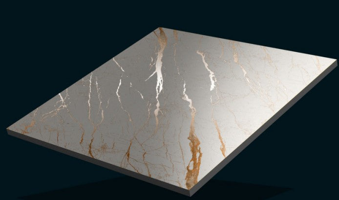 Digital Vitrified Carving Tiles Code Aleut Gold (600x600 mm) Carving