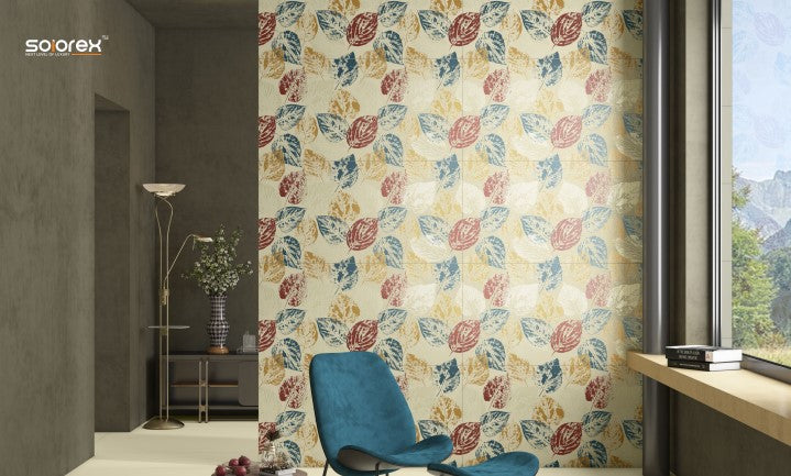 Digital Vitrified Tiles Code Amber Decor-6 (600x1200 mm)