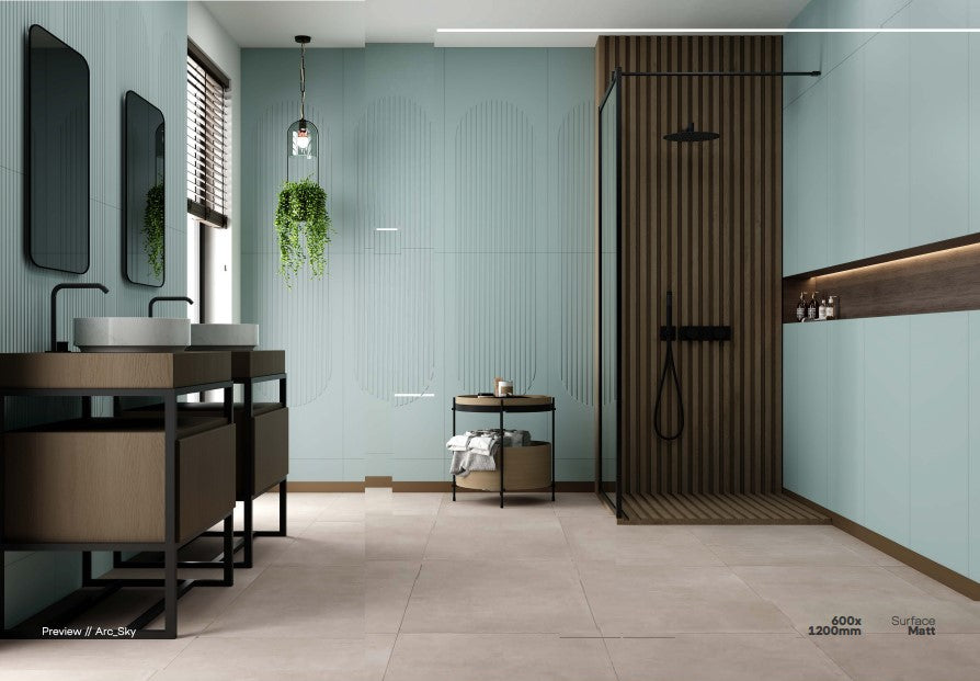 Digital Vitrified Tiles Code Arc Sky (600x1200 mm)