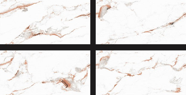 Digital Vitrified Tiles Code Arma Red Endless (600x1200 mm) Glossy