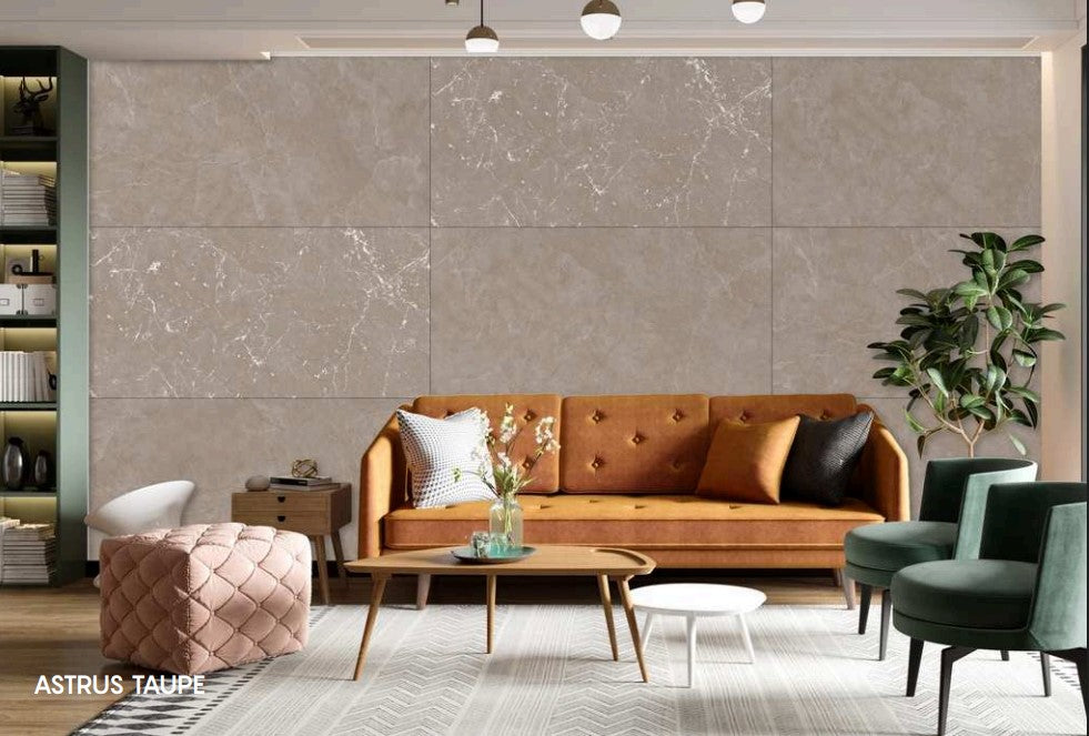 Digital Vitrified Tiles Code Astrus Taupe (600x1200 mm)