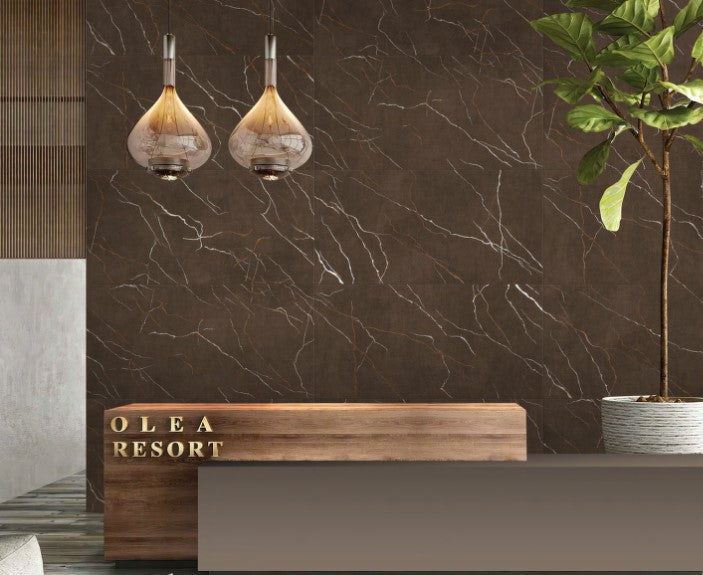 Digital Vitrified Tiles Code Basalto Choco (600x1200 mm)