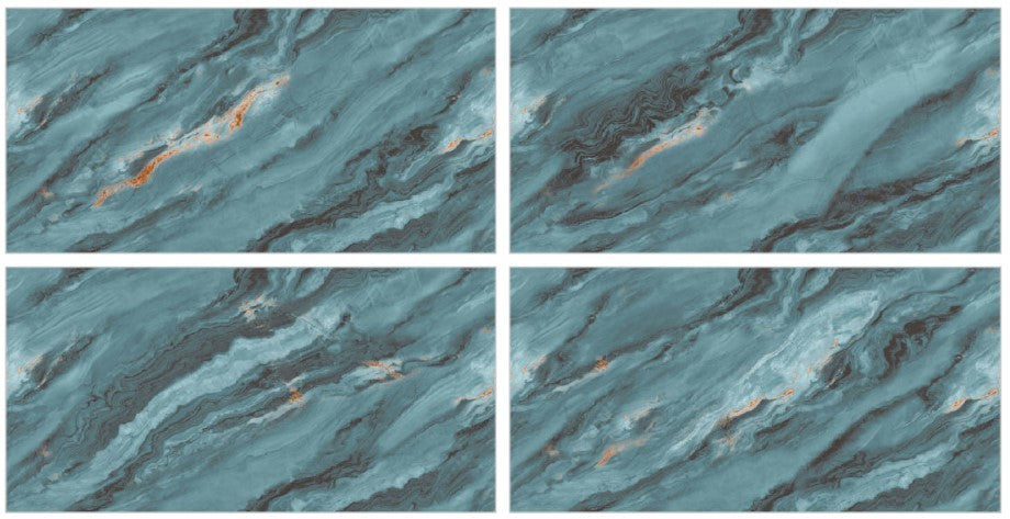Digital Vitrified Tiles Code Bentley Aqua (600x1200 mm) Carving Endless
