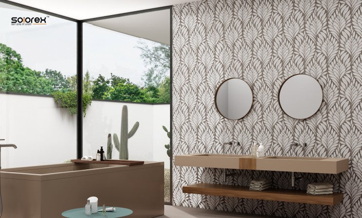 Digital Vitrified Tiles Code Blume Caramel Decor (600x1200 mm)