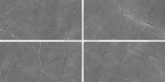 Digital Vitrified Tiles Code Burburry Grey (600x1200 mm) Glossy