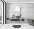 Digital Subway Tiles Code Bissel Cosmo Bianco (300x300mm)