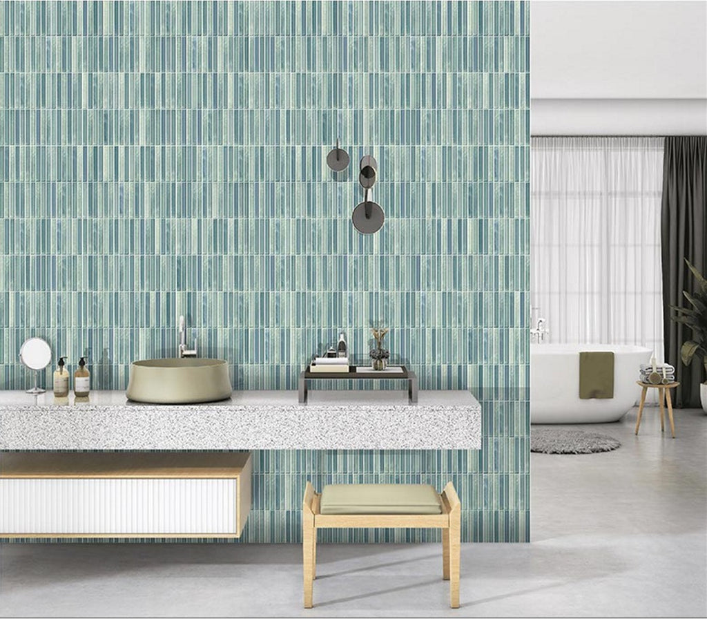 Digital Subway Tiles Code Bissel Cosmo Sage (300x300mm)