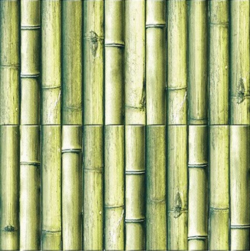 Digital Subway Tiles Code Bumpy Cosmo Bamboo Teal (300x300mm)