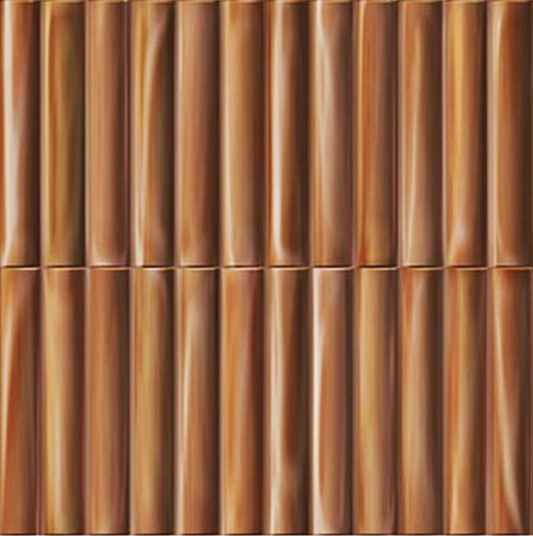 Digital Subway Tiles Code Bumpy Cosmo Garnet (300x300mm)
