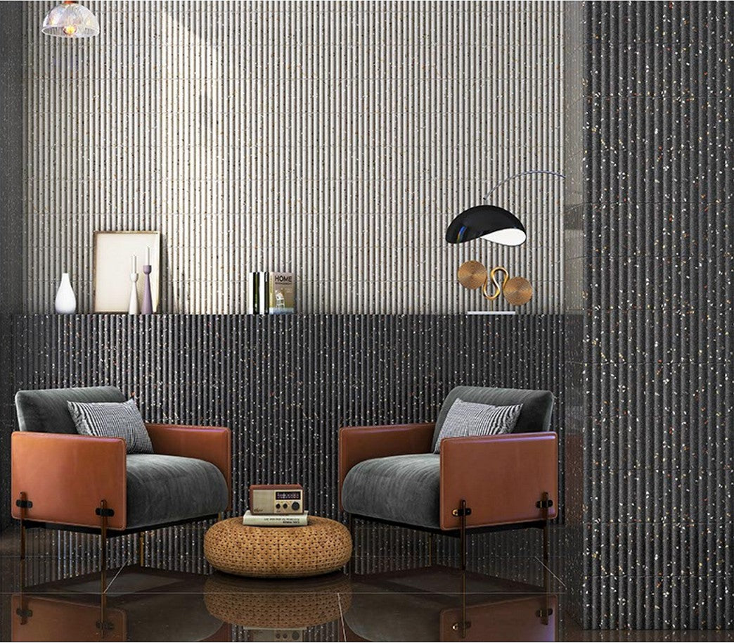 Digital Subway Tiles Code Bumpy Cosmo Sable (300x300mm)