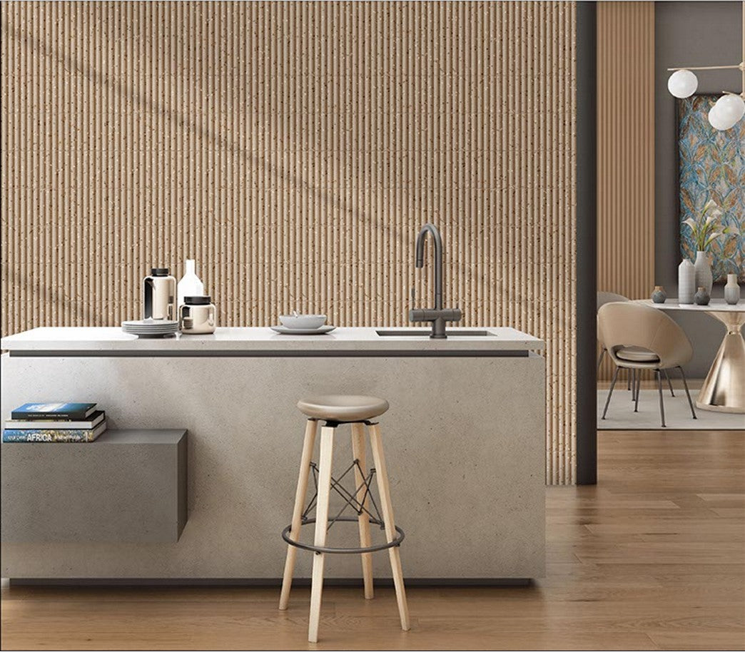 Digital Subway Tiles Code Bumpy Cosmo Wheat (300x300mm)