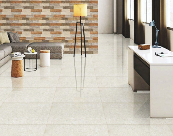 Double Charged Tile Code Classico Beige (600x600 mm) Glossy