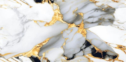 Digital Vitrified Tiles Code Crenz Gold (600x1200 mm) Carving Endless