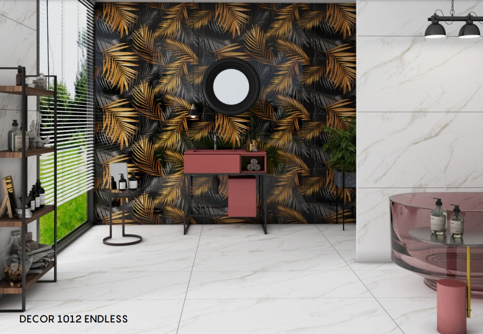 Digital Vitrified Tiles Code Decor 1012 (600x1200 mm) High Glossy