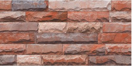 Digital Elevation Tiles Code Delfos Brick (300x600 mm) High Depth