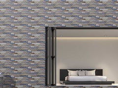 Digital Ceramic Tiles Code Delfos Silver Grey (300x6000 mm) High Depth