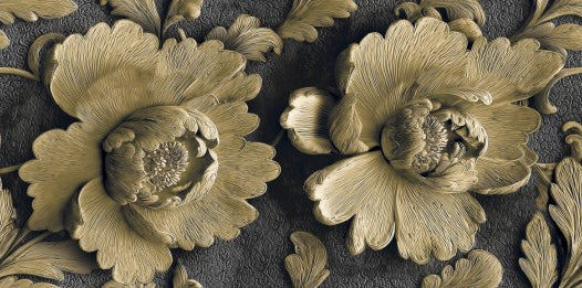 Digital Vitrified Tiles Code Dixon Black Decor (600x1200 mm)