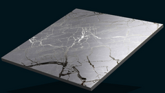 Digital Vitrified Carving Tiles Code Dynamic Silver (600x600 mm) Carving