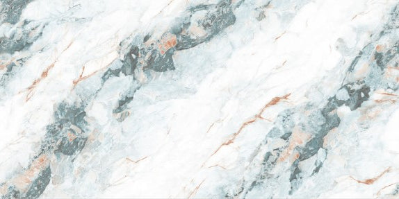 Digital Vitrified Tiles Code Ebiza Azul (600x1200 mm) Carving Endless