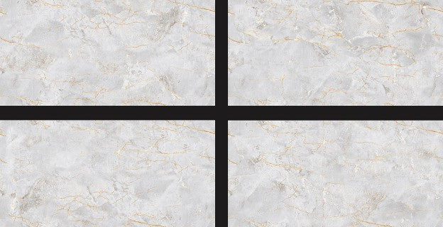 Digital Vitrified Tiles Code Epoque White Endless (600x1200 mm) Glossy