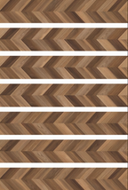 Digital Wooden Tiles Code Chevron Natural (200x1200mm)