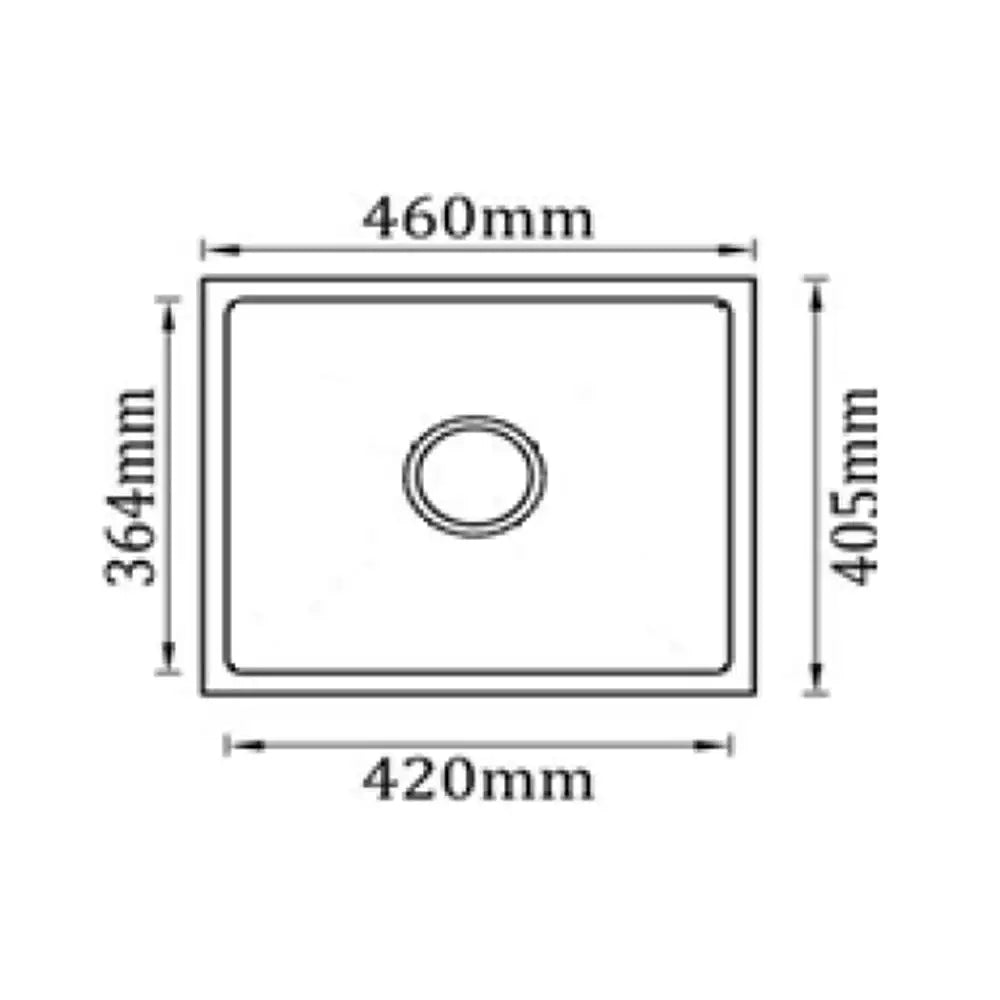 Futura SS Colour Sink 18x16 Inch