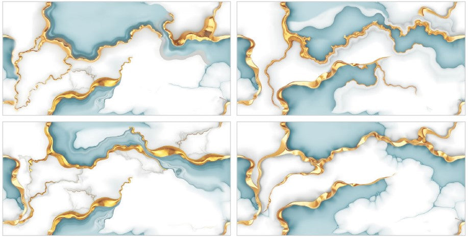 Digital Vitrified Tiles Code Ice Lack Gold (600x1200 mm) Carving Endless