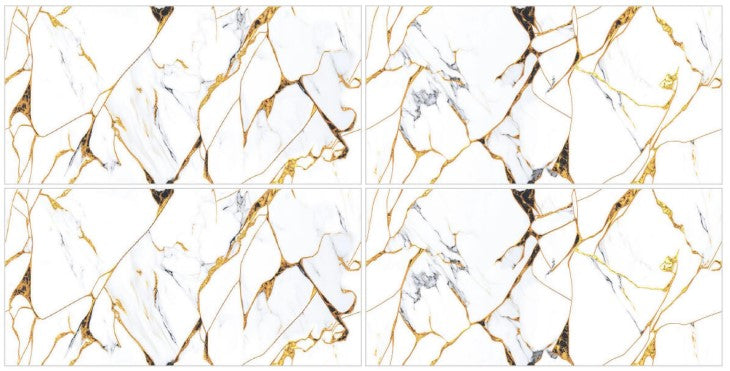 Digital Vitrified Tiles Code Indigo White (600x1200 mm) Carving Endless