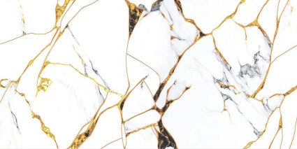 Digital Vitrified Tiles Code Indigo White (600x1200 mm) Carving Endless