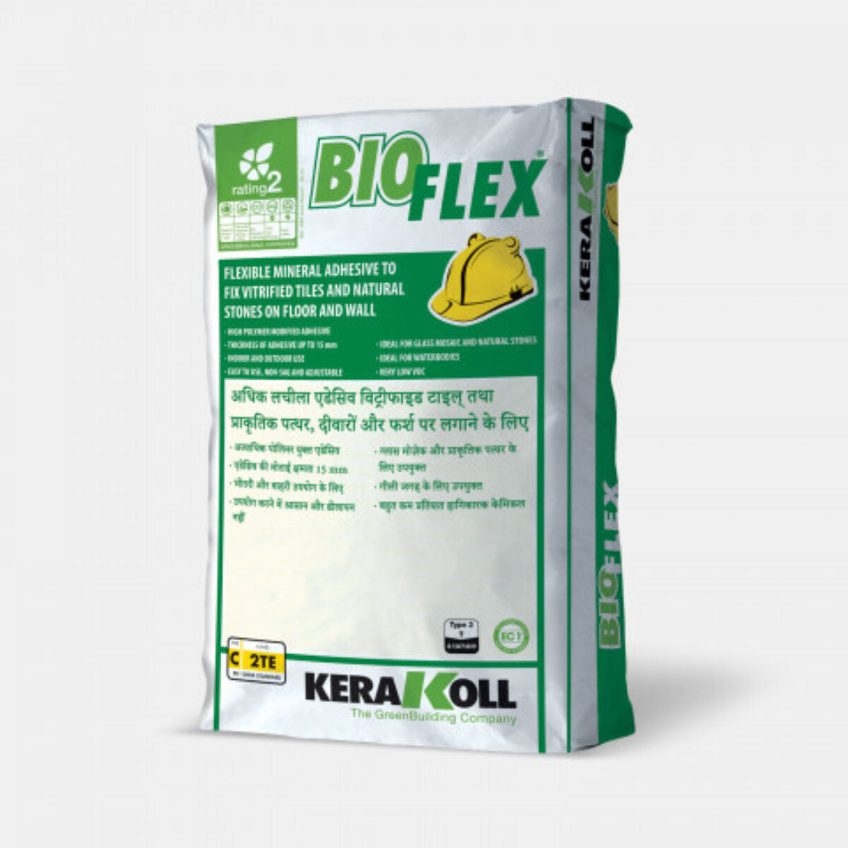 Kerakoll Bioflex Grey Flexible Mineral Tile & Stone Adhesive – 20 kg