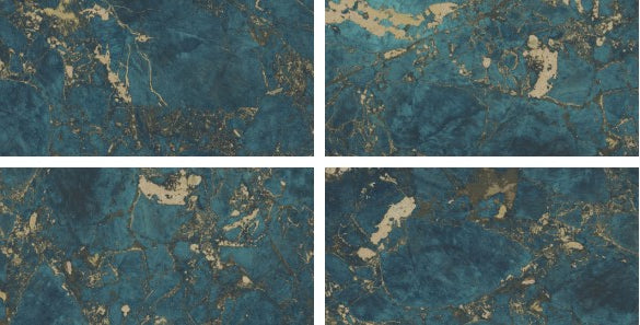 Digital Vitrified Tiles Code Kinetic Aqua (600x1200 mm) High Glossy