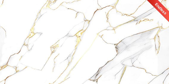 Digital Vitrified Tiles Code Kingsley Gold (600x1200 mm) Carving Endless