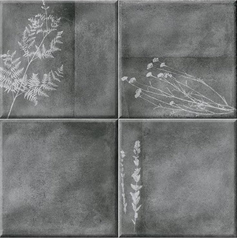 Digital Subway Tiles Code Kenzo Nexo Slate (300x300mm)