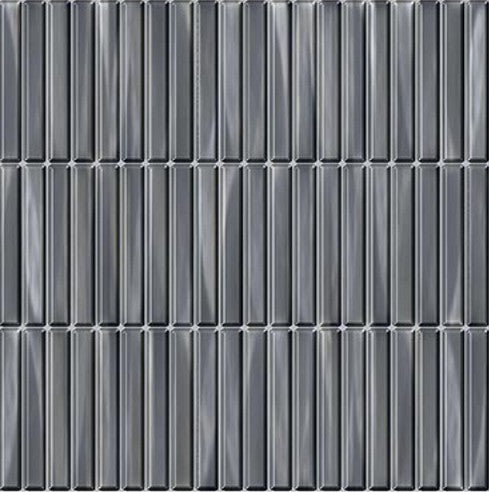 Digital Subway Tiles Code Kitkat Cosmo Black (300x300mm)
