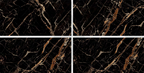 Digital Vitrified Tiles Code Madison Black (600x1200 mm) High Glossy