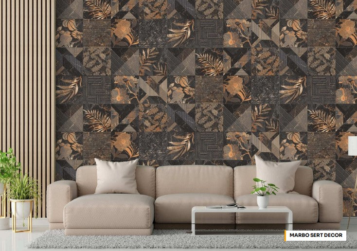 Digital Vitrified Tiles Code Marbo Sert Decor (600x1200 mm)