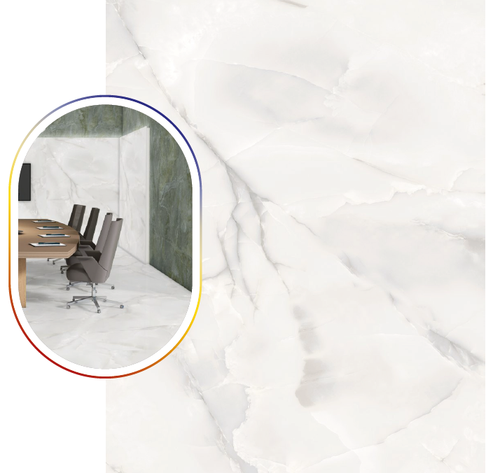 Digital Vitrified Tiles Code Mercato Onyx (1200x1800 mm) Glossy