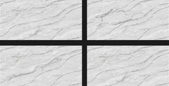Digital Vitrified Tiles Code Mezza White Endless (600x1200 mm) Glossy