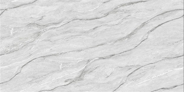 Digital Vitrified Tiles Code Mezza White Endless (600x1200 mm) Glossy