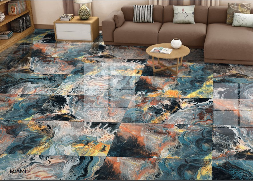 Digital Vitrified Tiles Code Miami (600x1200 mm) High Glossy