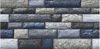 Digital Elevation Tiles Code Modern Blue (300x600 mm) High Depth